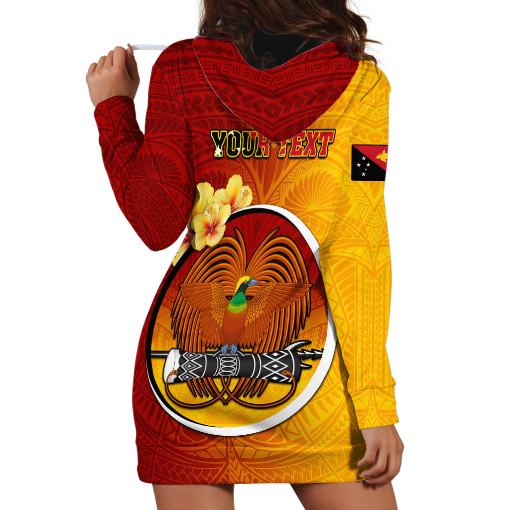 Personalized Papua New Guinea Madang Province Hoodie Dress Mix Coat Of Arms Polynesian Pattern LT05 - Polynesian Pride