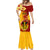 Personalized Papua New Guinea Madang Province Mermaid Dress Mix Coat Of Arms Polynesian Pattern LT05 - Polynesian Pride