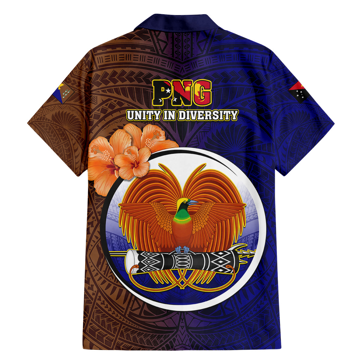 Papua New Guinea Manus Province Family Matching Short Sleeve Bodycon Dress and Hawaiian Shirt Mix Coat Of Arms Polynesian Pattern LT05 - Polynesian Pride