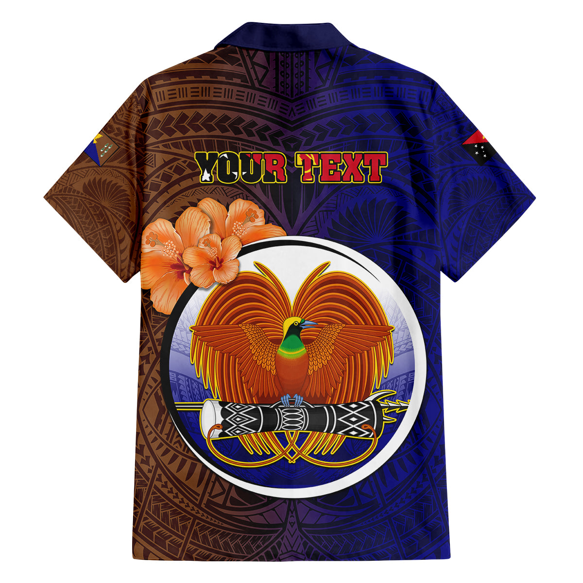 Personalized Papua New Guinea Manus Province Kid Hawaiian Shirt Mix Coat Of Arms Polynesian Pattern LT05 - Polynesian Pride