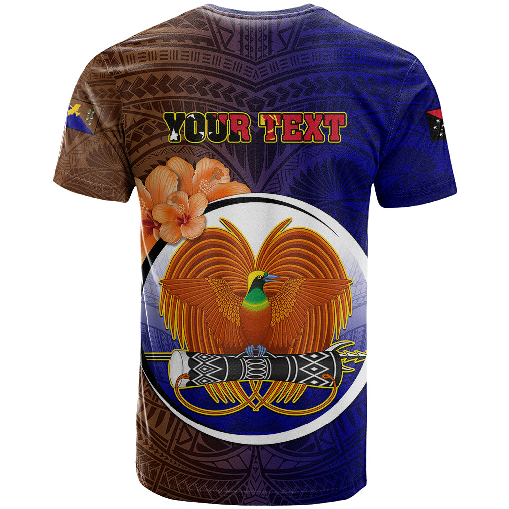 Personalized Papua New Guinea Manus Province T Shirt Mix Coat Of Arms Polynesian Pattern LT05 - Polynesian Pride
