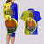 Papua New Guinea Morobe Province Couples Matching Long Sleeve Bodycon Dress and Hawaiian Shirt Mix Coat Of Arms Polynesian Pattern LT05 - Polynesian Pride