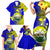 Papua New Guinea Morobe Province Family Matching Short Sleeve Bodycon Dress and Hawaiian Shirt Mix Coat Of Arms Polynesian Pattern LT05 - Polynesian Pride