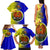 Papua New Guinea Morobe Province Family Matching Tank Maxi Dress and Hawaiian Shirt Mix Coat Of Arms Polynesian Pattern LT05 - Polynesian Pride