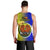 Papua New Guinea Morobe Province Men Tank Top Mix Coat Of Arms Polynesian Pattern LT05 - Polynesian Pride