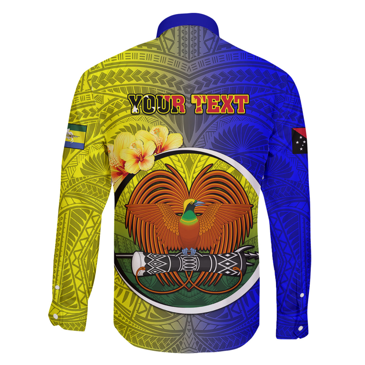 Personalized Papua New Guinea Morobe Province Family Matching Off Shoulder Maxi Dress and Hawaiian Shirt Mix Coat Of Arms Polynesian Pattern LT05 - Polynesian Pride