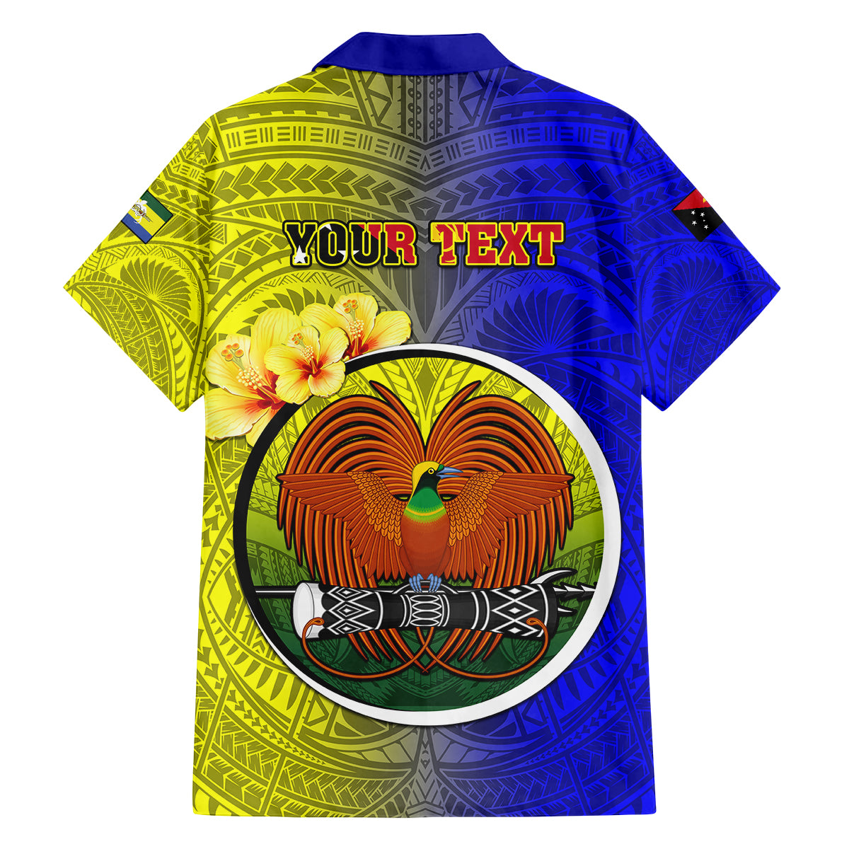 Personalized Papua New Guinea Morobe Province Family Matching Tank Maxi Dress and Hawaiian Shirt Mix Coat Of Arms Polynesian Pattern LT05 - Polynesian Pride