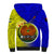 Personalized Papua New Guinea Morobe Province Sherpa Hoodie Mix Coat Of Arms Polynesian Pattern LT05 - Polynesian Pride