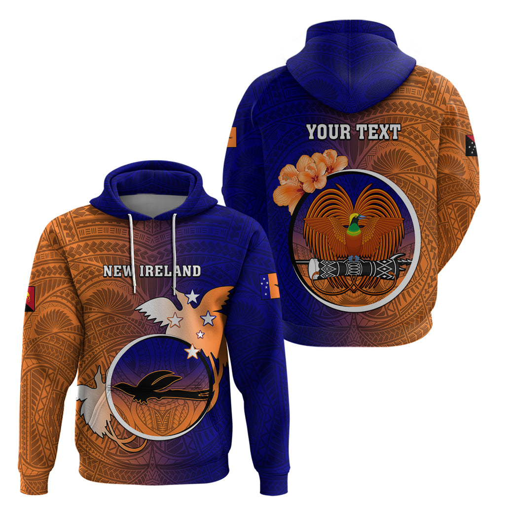 Personalized Papua New Guinea New Ireland Province Hoodie Mix Coat Of Arms Polynesian Pattern LT05 - Polynesian Pride