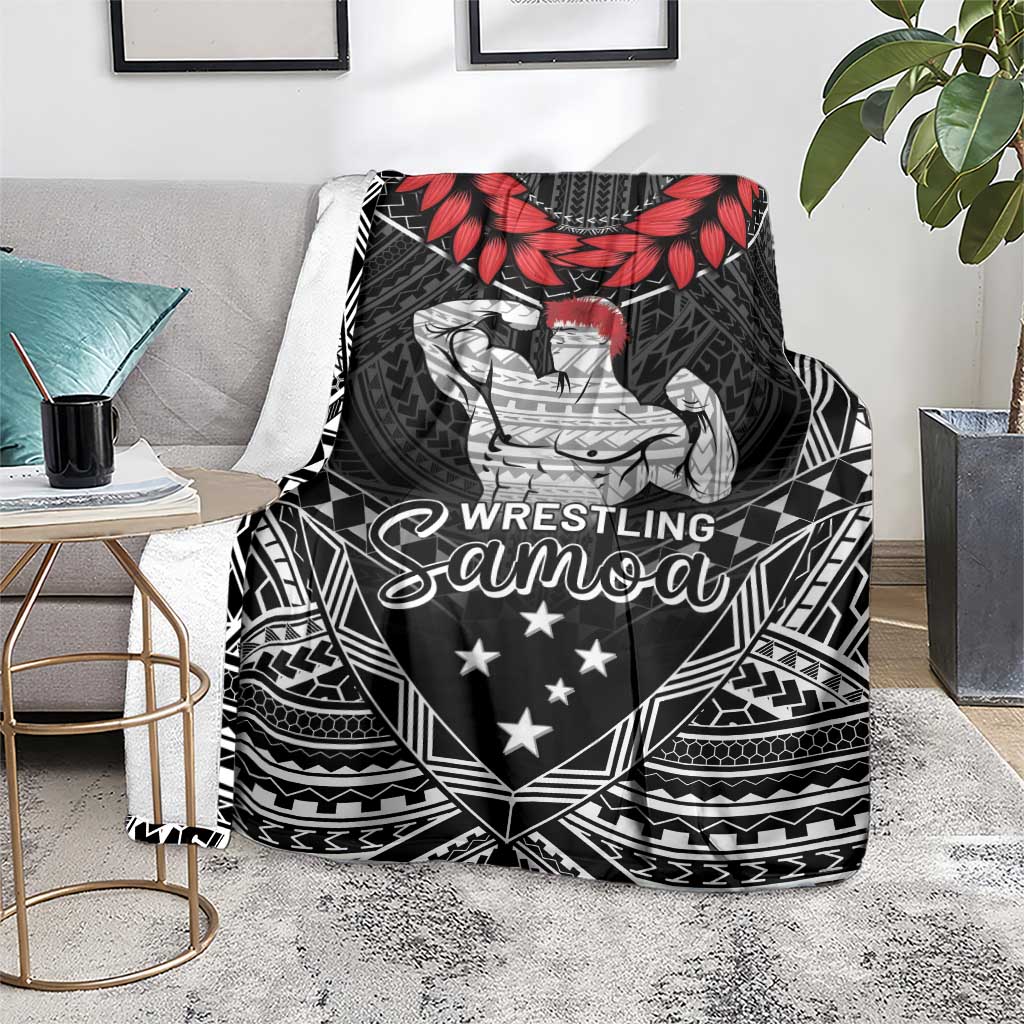 Samoa Wrestling Blanket Samoan Wrestler Ulafala Style