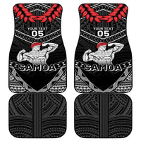 Samoa Wrestling Car Mats Samoan Wrestler Ulafala Style