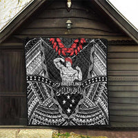 Samoa Wrestling Quilt Samoan Wrestler Ulafala Style