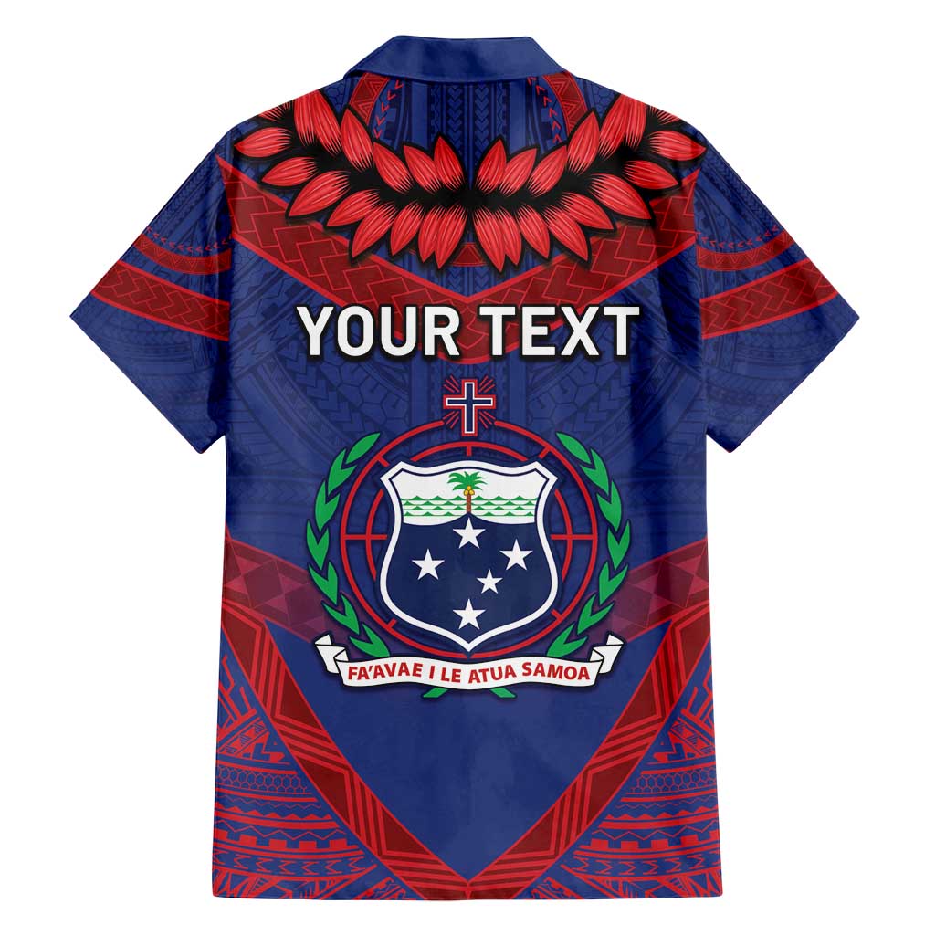 Personalised FAST Party Samoa Family Matching Off Shoulder Maxi Dress and Hawaiian Shirt Samoan Coat Of Arms Ulafala Style