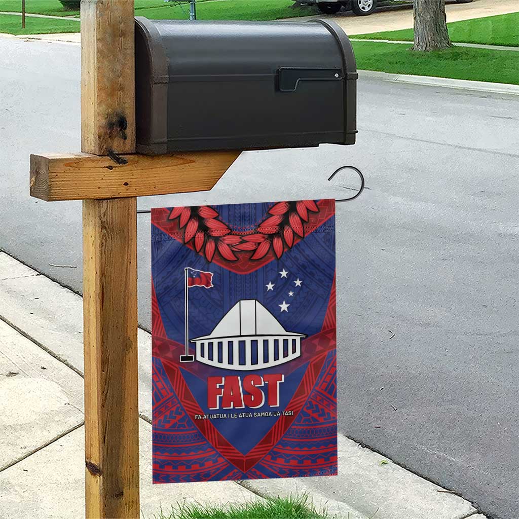 FAST Party Samoa Garden Flag Samoan Coat Of Arms Ulafala Style