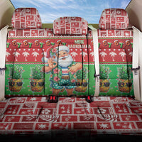 Mele Kalikimaka Hawaii Christmas Back Car Seat Cover Funny Santa 67 Gen Alpha Slang - Polynesian Pride