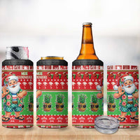 Mele Kalikimaka Hawaii Christmas 4 in 1 Can Cooler Tumbler Funny Santa 67 Gen Alpha Slang - Polynesian Pride