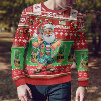 Mele Kalikimaka Hawaii Christmas Ugly Christmas Sweater Funny Santa 67 Gen Alpha Slang - Polynesian Pride