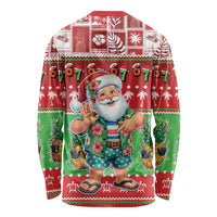 Mele Kalikimaka Hawaii Christmas Long Sleeve Shirt Funny Santa 67 Gen Alpha Slang - Polynesian Pride