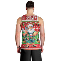 Mele Kalikimaka Hawaii Christmas Men Tank Top Funny Santa 67 Gen Alpha Slang - Polynesian Pride