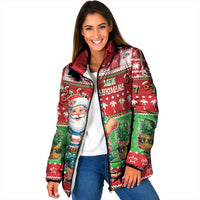Mele Kalikimaka Hawaii Christmas Padded Jacket Funny Santa 67 Gen Alpha Slang - Polynesian Pride