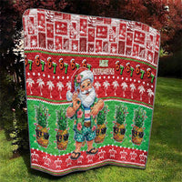 Mele Kalikimaka Hawaii Christmas Quilt Funny Santa 67 Gen Alpha Slang - Polynesian Pride