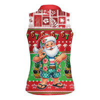 Mele Kalikimaka Hawaii Christmas Women Sleeveless Polo Shirt Funny Santa 67 Gen Alpha Slang - Polynesian Pride