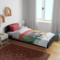 Christmas In July Bedding Set Funny Dabbing Dance Koala And Blue Penguins LT05 - Polynesian Pride