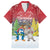 Personalised Christmas In July Family Matching Long Sleeve Bodycon Dress and Hawaiian Shirt Funny Dabbing Dance Koala And Blue Penguins