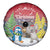 Christmas In July Spare Tire Cover Funny Dabbing Dance Koala And Blue Penguins