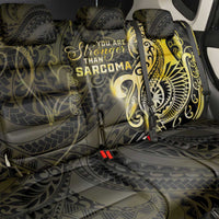 Sarcoma Awareness Back Car Seat Cover You Are Stronger Than Sarcoma
