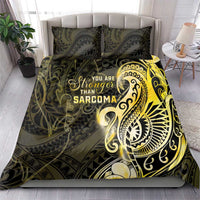 Sarcoma Awareness Bedding Set You Are Stronger Than Sarcoma