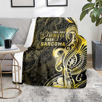 Sarcoma Awareness Blanket You Are Stronger Than Sarcoma