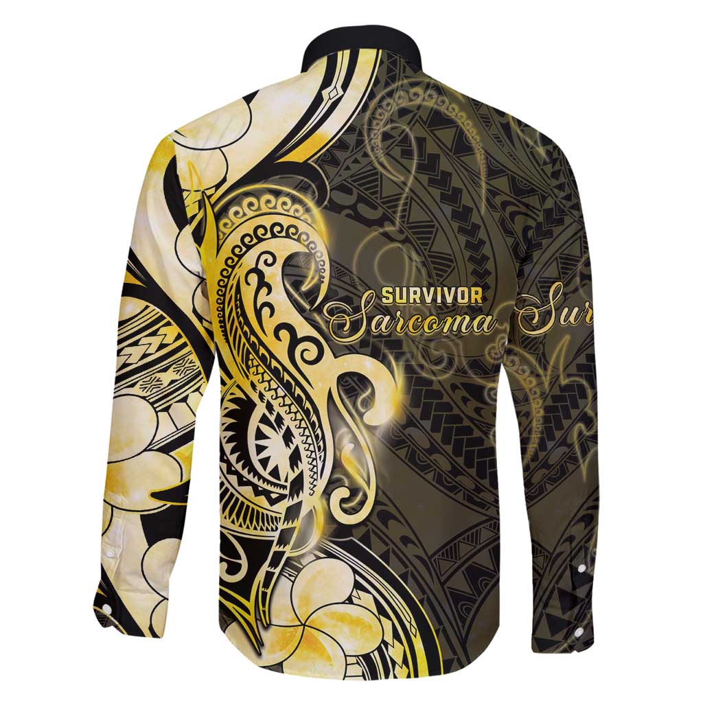 Sarcoma Awareness Family Matching Off Shoulder Maxi Dress and Hawaiian Shirt You Are Stronger Than Sarcoma