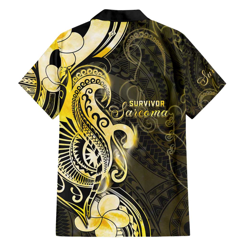 Sarcoma Awareness Family Matching Summer Maxi Dress and Hawaiian Shirt You Are Stronger Than Sarcoma LT05 - Polynesian Pride