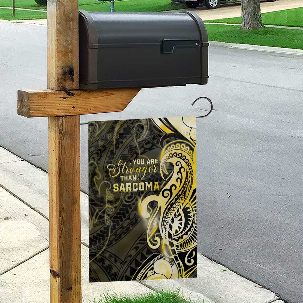 Sarcoma Awareness Garden Flag You Are Stronger Than Sarcoma