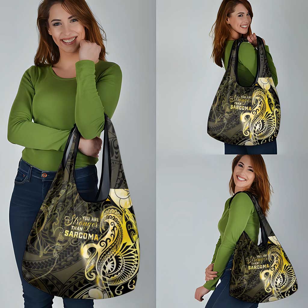 Sarcoma Awareness Grocery Bag You Are Stronger Than Sarcoma LT05 - Polynesian Pride