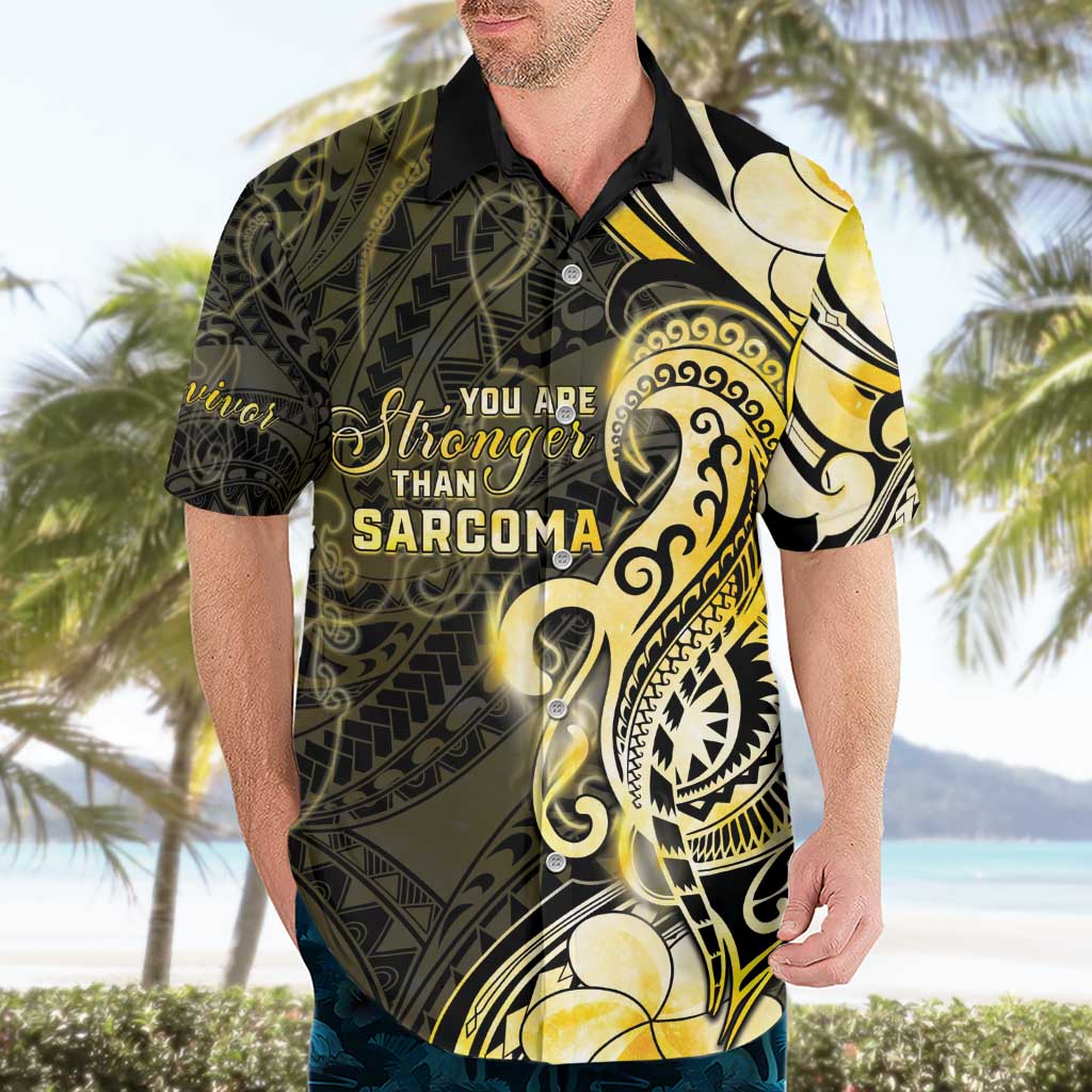 Sarcoma Awareness Hawaiian Shirt You Are Stronger Than Sarcoma