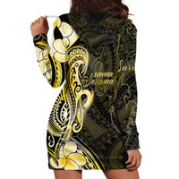 Sarcoma Awareness Hoodie Dress You Are Stronger Than Sarcoma LT05 - Polynesian Pride