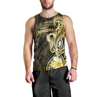 Sarcoma Awareness Men Tank Top You Are Stronger Than Sarcoma LT05 - Polynesian Pride