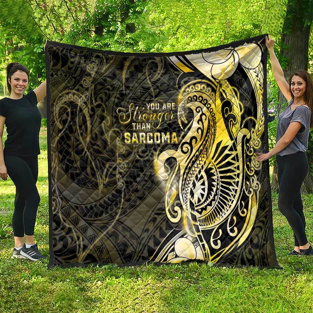 Sarcoma Awareness Quilt You Are Stronger Than Sarcoma