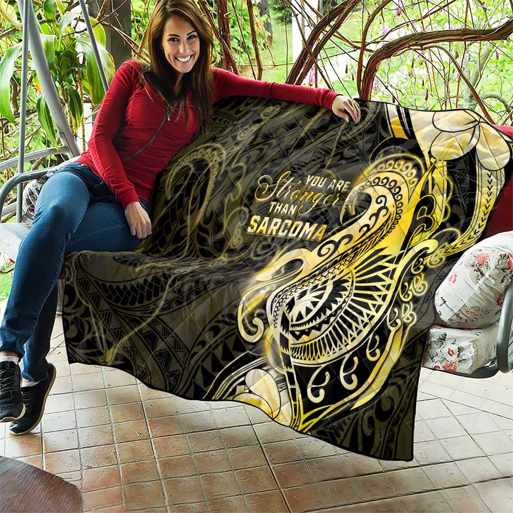 Sarcoma Awareness Quilt You Are Stronger Than Sarcoma