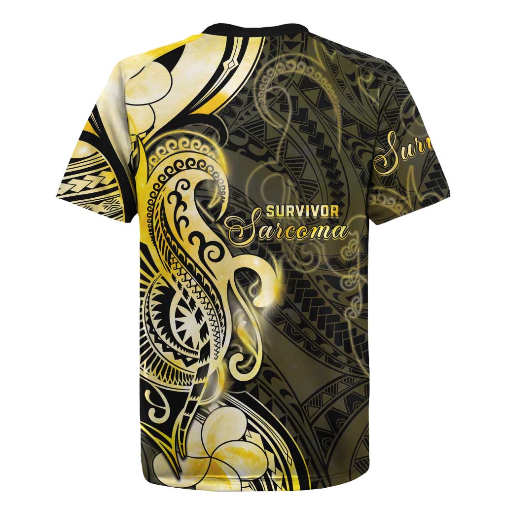 Sarcoma Awareness Rugby Jersey You Are Stronger Than Sarcoma