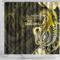 Sarcoma Awareness Shower Curtain You Are Stronger Than Sarcoma