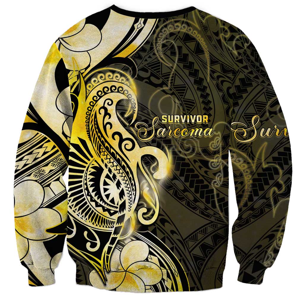 Sarcoma Awareness Sweatshirt You Are Stronger Than Sarcoma LT05 - Polynesian Pride