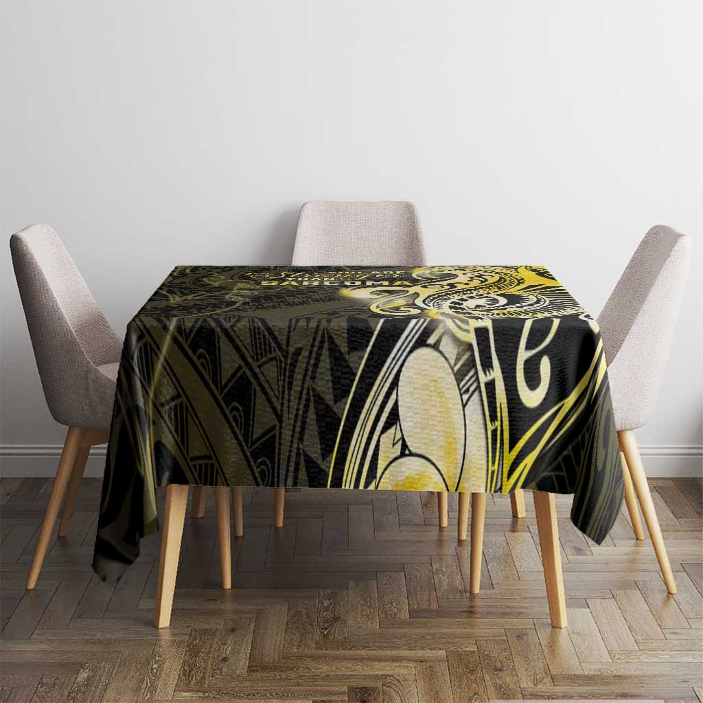 Sarcoma Awareness Tablecloth You Are Stronger Than Sarcoma LT05 - Polynesian Pride