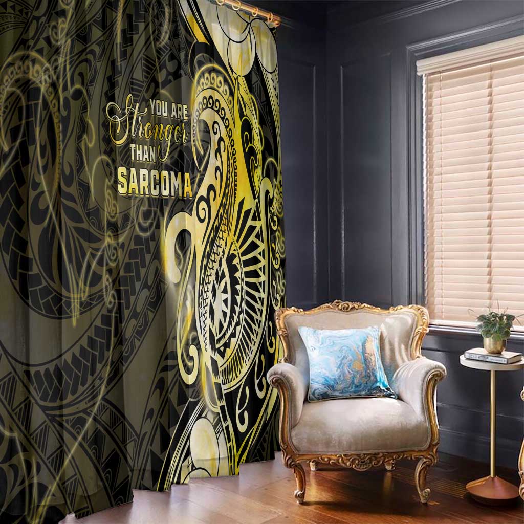 Sarcoma Awareness Window Curtain You Are Stronger Than Sarcoma