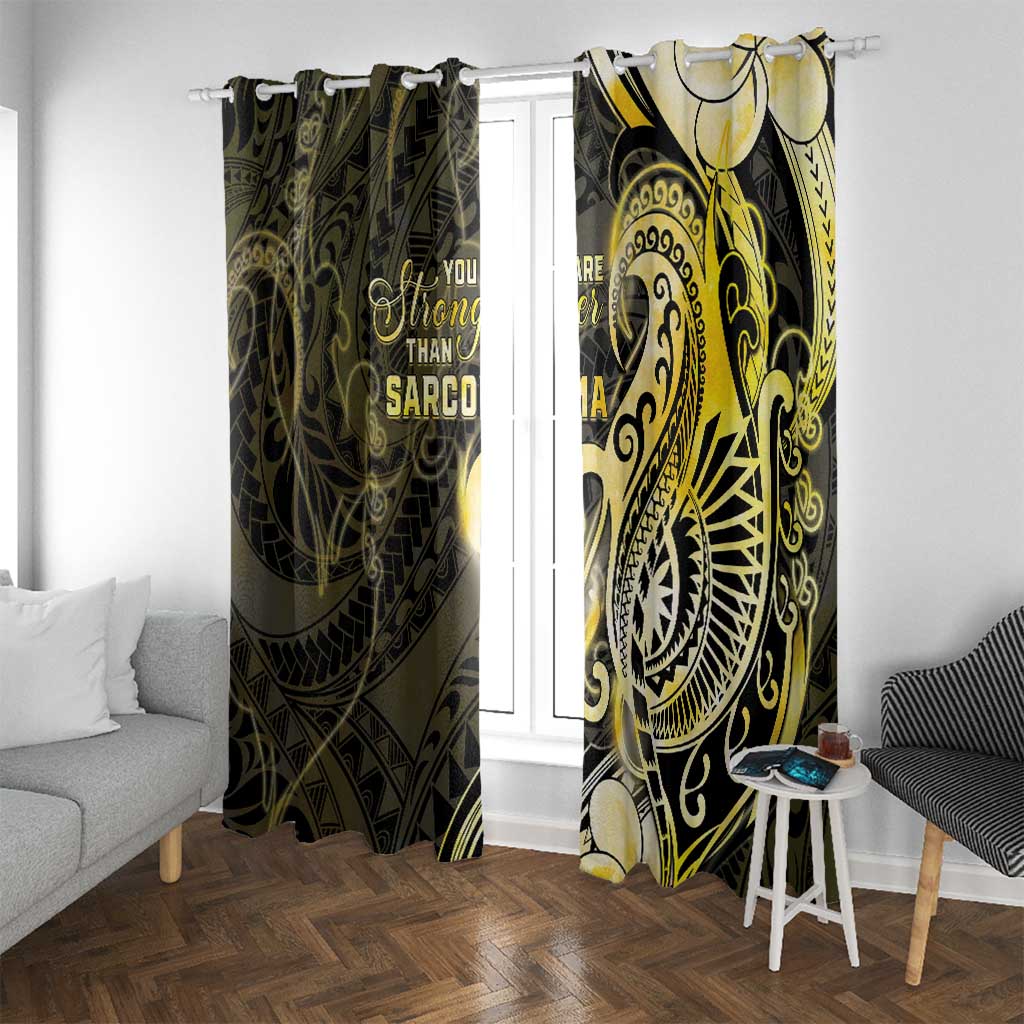 Sarcoma Awareness Window Curtain You Are Stronger Than Sarcoma