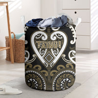 Aotearoa Waikato Tainui Laundry Basket Maori Tribal Pattern