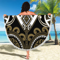 Aotearoa Waikato Tainui Beach Blanket Maori Tribal Pattern