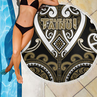 Aotearoa Waikato Tainui Beach Blanket Maori Tribal Pattern